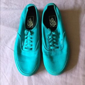 Turquoise Vans